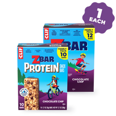 Zbar Chocolate Chip & Zbar Protein Chocolate Chip Variety Pack, 22 Bars