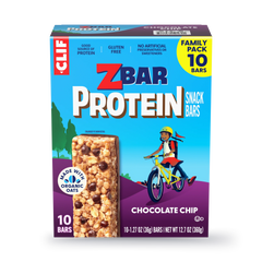 Zbar Protein Chocolate Chip Crispy Snack Bars, Gluten Free Protein Bars