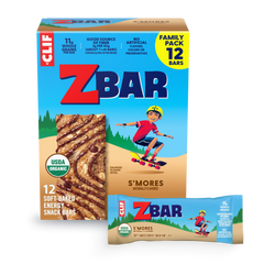 Zbar S'mores Soft-Baked Energy Snack Bars, Organic Granola Bars