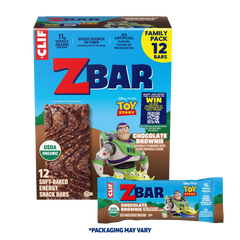 Zbar Chocolate Brownie Soft-Baked Energy Snack Bars, Organic Granola Bars