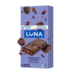 LUNA Bar Chocolate Cupcake Flavor Gluten Free Snack Bar
