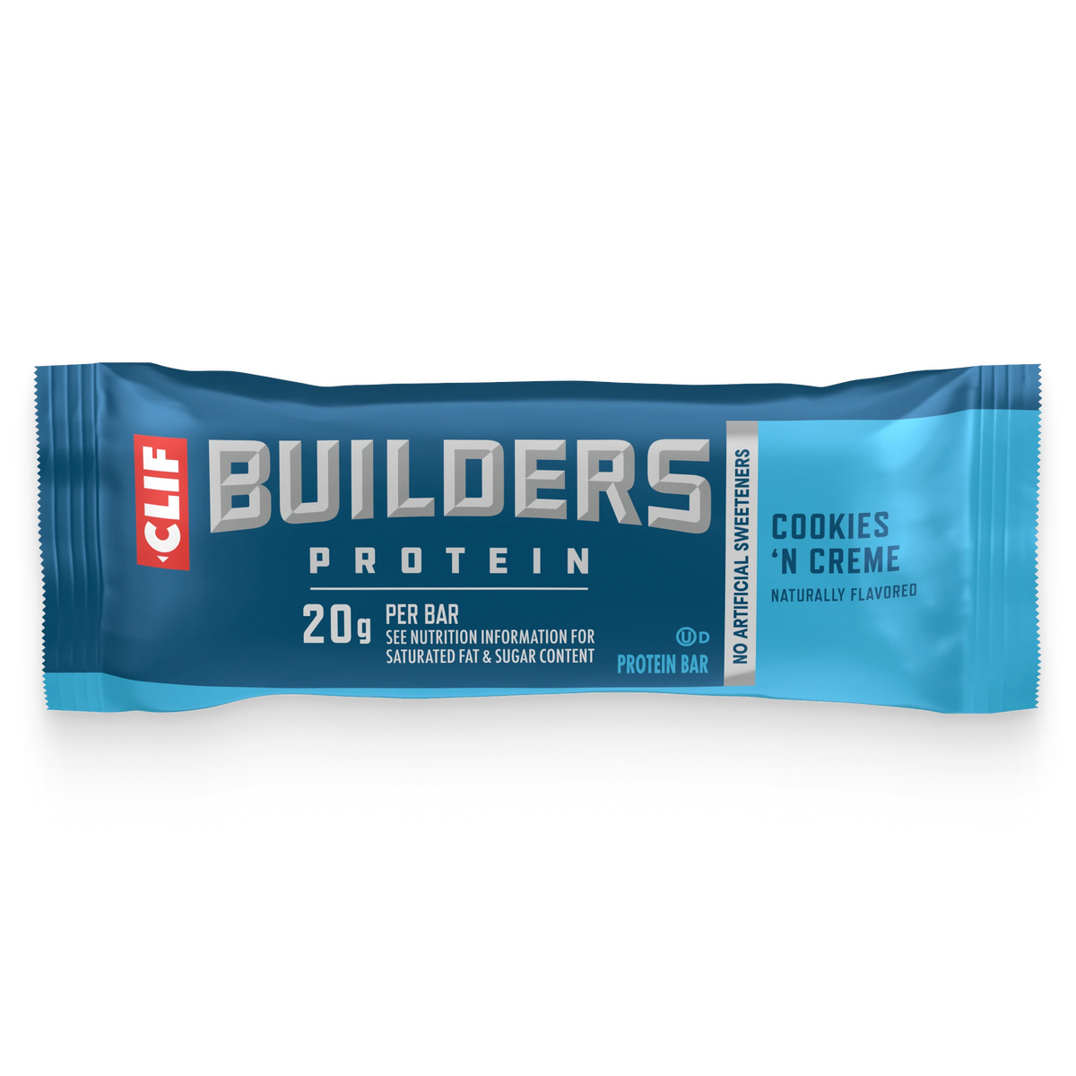 CLIF BUILDERS Cookies 'N Creme Flavor Plant Based Protein Bars