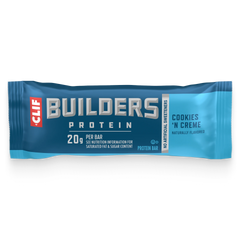 CLIF BUILDERS Cookies 'N Creme Flavor Plant Based Protein Bars