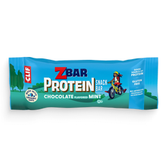 Zbar Protein Chocolate Flavored Mint Crispy Snack Bars, Gluten Free Protein Bars