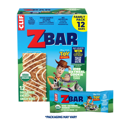 Zbar Iced Oatmeal Cookie Soft-Baked Energy Snack Bars, Organic Granola Bars