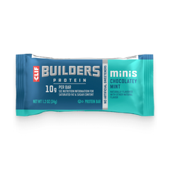 CLIF BUILDERS Minis Chocolatey Mint Plant Based Protein Bars