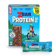 Zbar Protein Chocolate Flavored Mint Crispy Snack Bars, Gluten Free Protein Bars