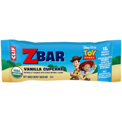 Zbar Toy Story - Vanilla Cupcake - Soft-Baked Energy Snack Bars - Non-GMO - 13g Whole Grains - USDA Organic Granola Bars (6 Pack)